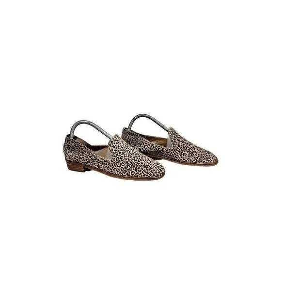 Lucky brand CAHILL Cheetah Slip-on Loafers Women's Size 8