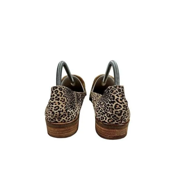 Lucky brand CAHILL Cheetah Slip-on Loafers Women's Size 8