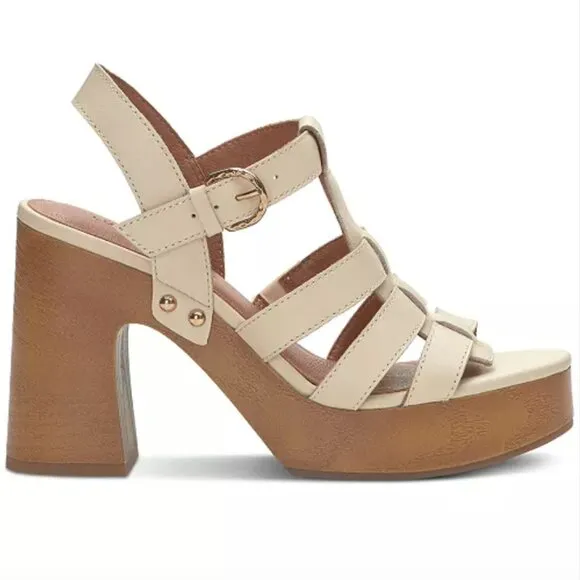 Lucky Brand Imana Strappy Slingback Platform Sandals Size 10