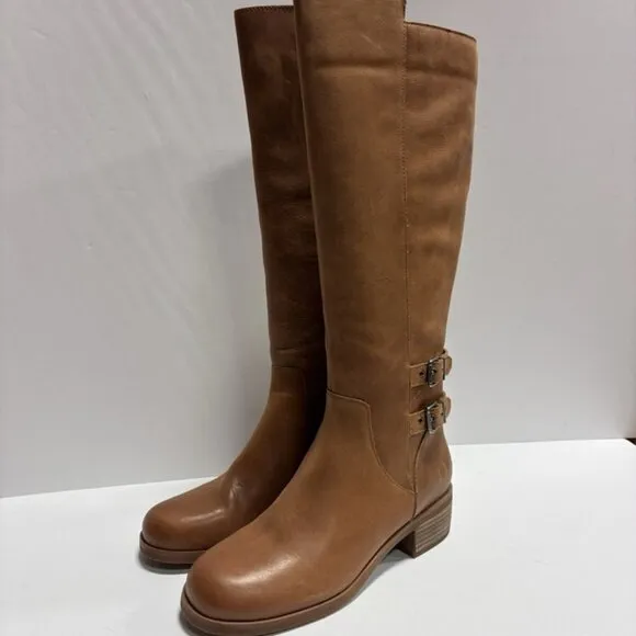 Lucky Brand Women’s Izbella Brown Riding Boots, Size 9 M