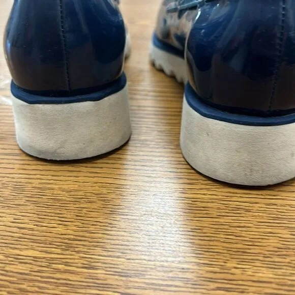 Lukure loafers Blue patent leather