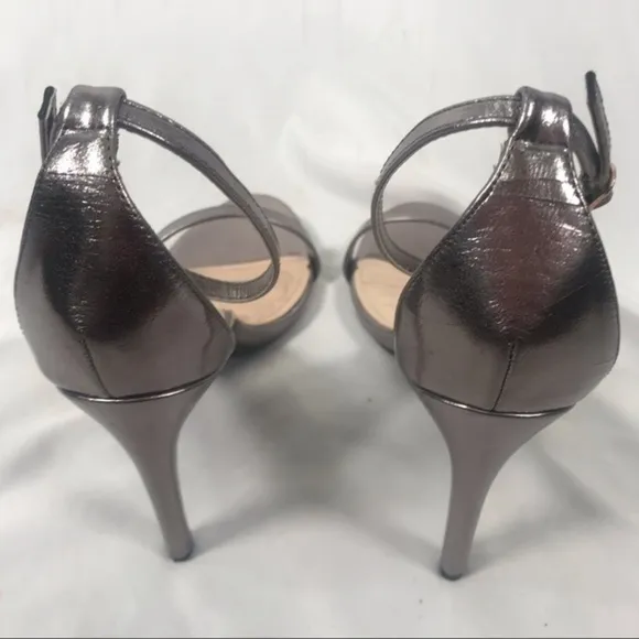 Lulus Champagne Gold Strappy Open Toe Heeled Sandals