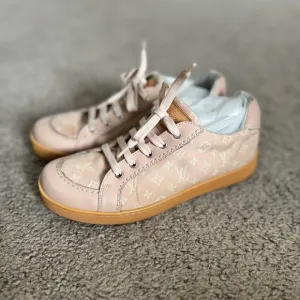 LV Pink Monogram Idylle Canvas Sneakers