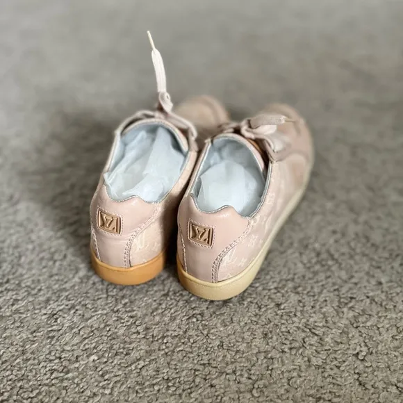 LV Pink Monogram Idylle Canvas Sneakers