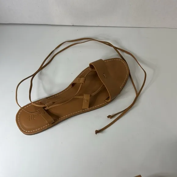 Madewell Brown Strappy Size 9.5 Leather Women's Sandals