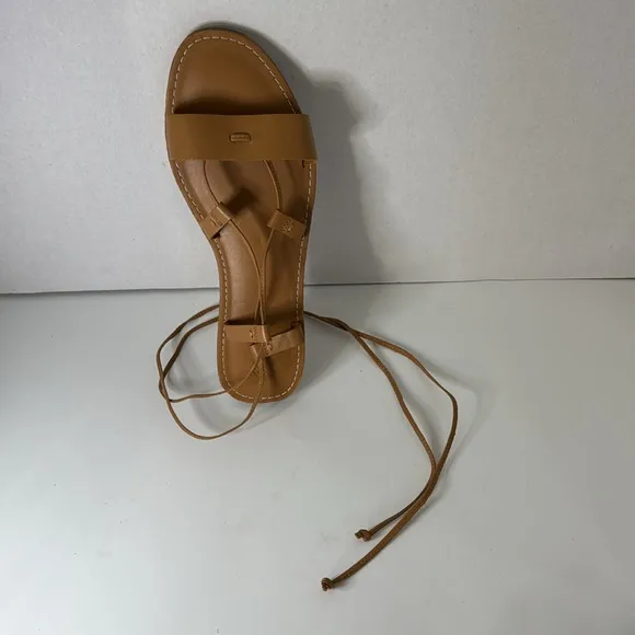 Madewell Brown Strappy Size 9.5 Leather Women's Sandals