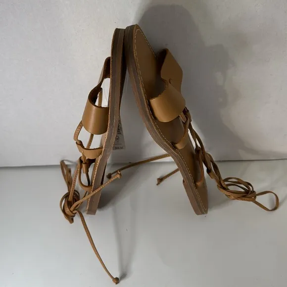 Madewell Brown Strappy Size 9.5 Leather Women's Sandals