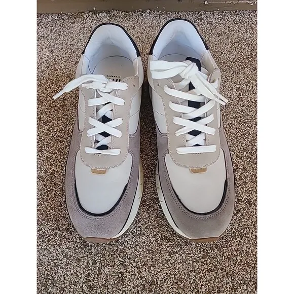 Madewell Kickoff Trainer Sneakers Suede Canvas Men8.5 Wom10 Casual Walking Comfy