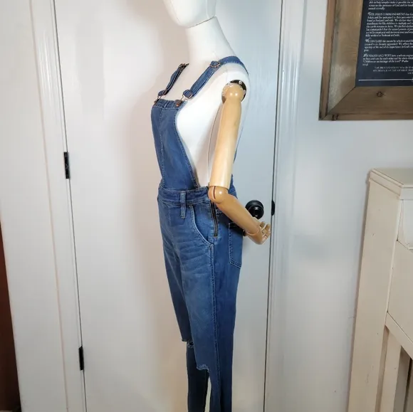 Madewell Roadtripper Raw Hem Overalls Size Small