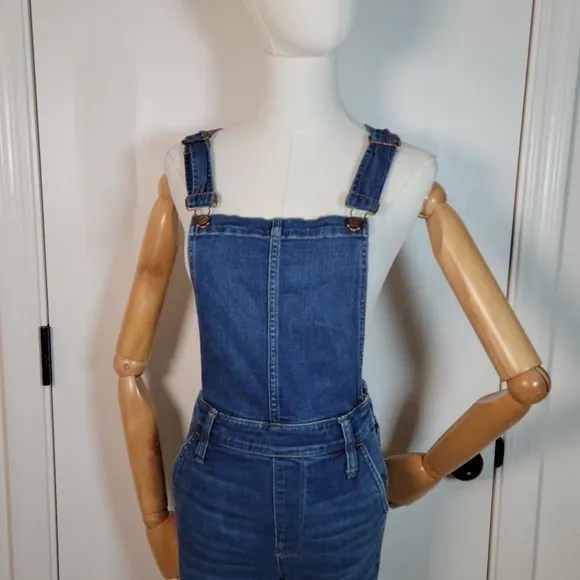 Madewell Roadtripper Raw Hem Overalls Size Small