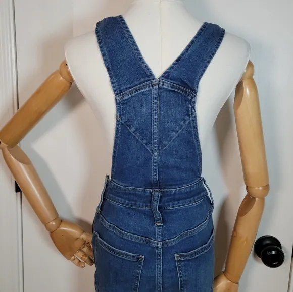 Madewell Roadtripper Raw Hem Overalls Size Small