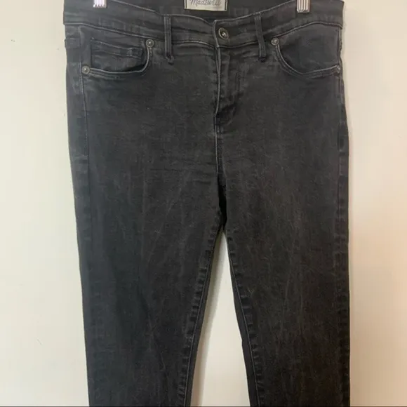 Madewell Skinny Skinny Black Fade Denim Jeans