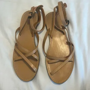 Madewell strappy tan sandals