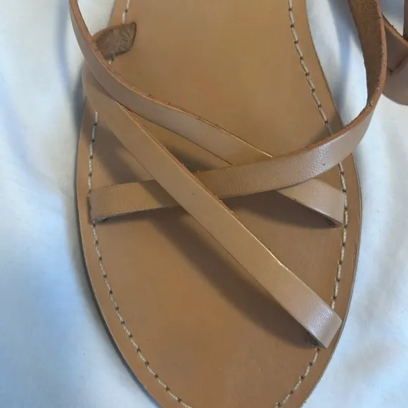 Madewell strappy tan sandals