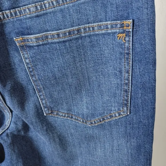 Madewell The Perfect Vintage Crop Jean Buttom Fly Size 25