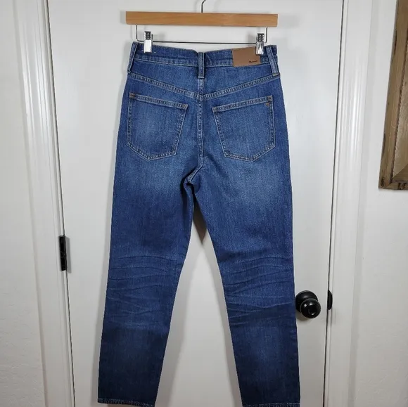 Madewell The Perfect Vintage Crop Jean Buttom Fly Size 25