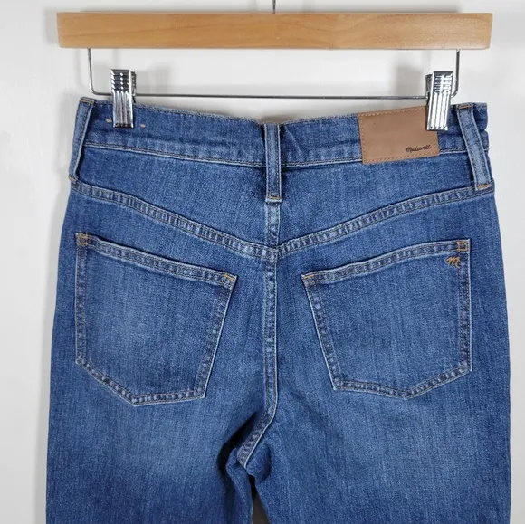 Madewell The Perfect Vintage Crop Jean Buttom Fly Size 25
