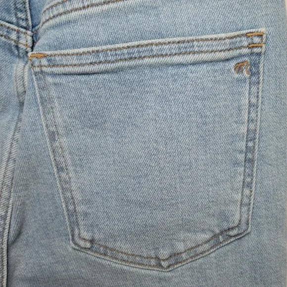 Madewell The Perfect Vintage Jeans High Rise Raw Hem Size 24 NWOT