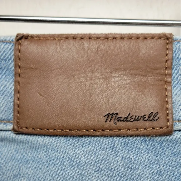 Madewell The Perfect Vintage Jeans High Rise Raw Hem Size 24 NWOT