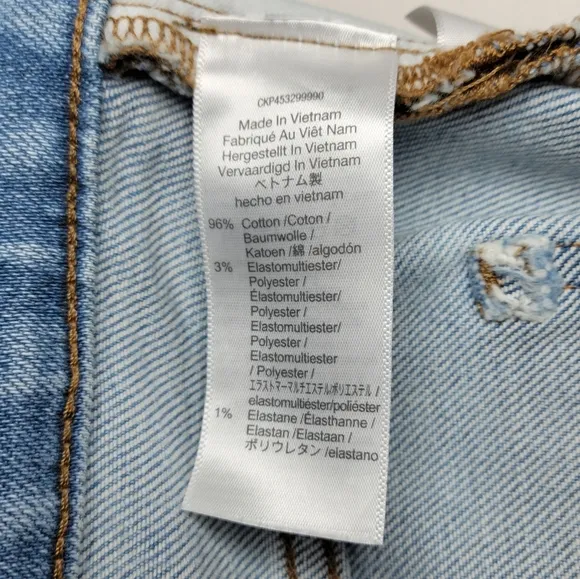 Madewell The Perfect Vintage Jeans High Rise Raw Hem Size 24 NWOT