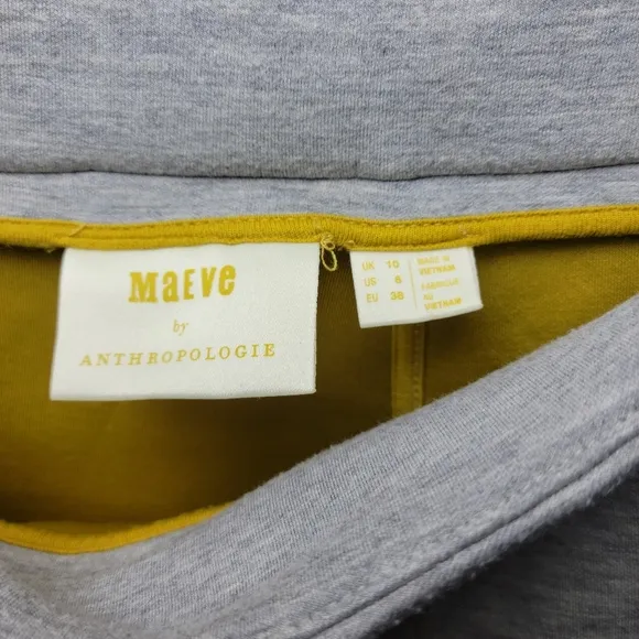 Maeve Anthropologie Grey Mini Skirt | Anthropologie Skirt | Size Small