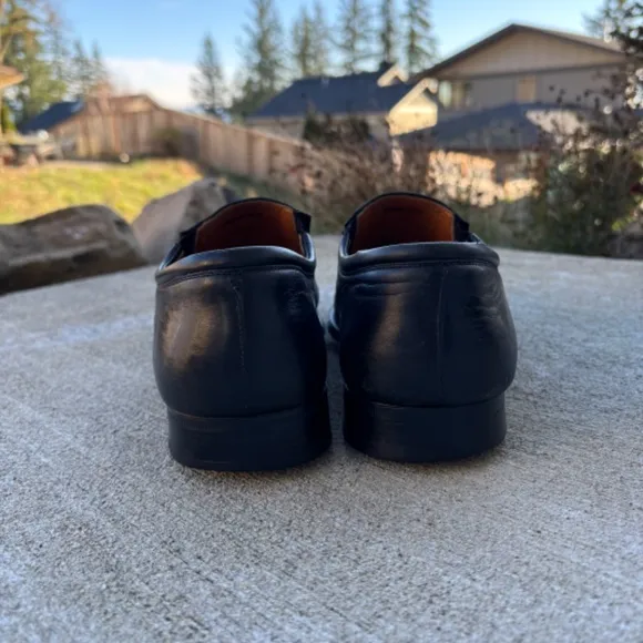 Magnanni Dominguez Black Leather Slip-On Loafers Men's Size 8.5 D Spain …