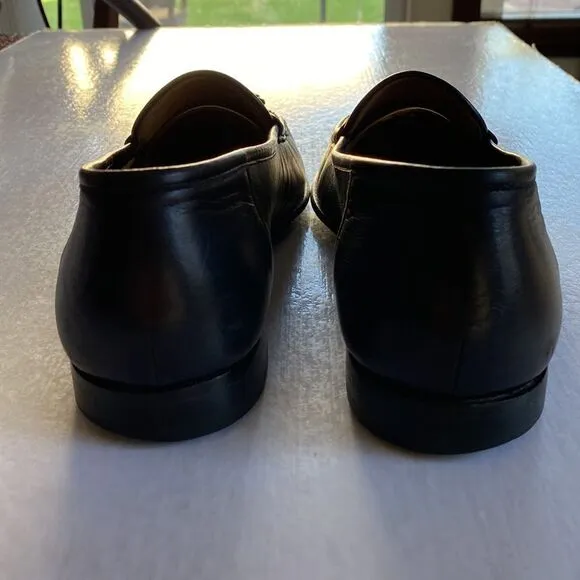 MAGNANNI Men’s Black Tassel Loafers Size 9 M