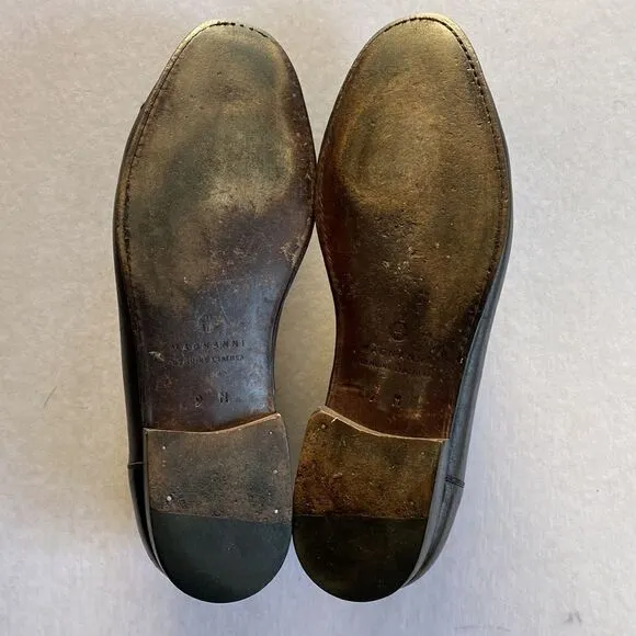 MAGNANNI Men’s Black Tassel Loafers Size 9 M