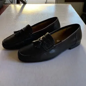 MAGNANNI Men’s Black Tassel Loafers Size 9 M