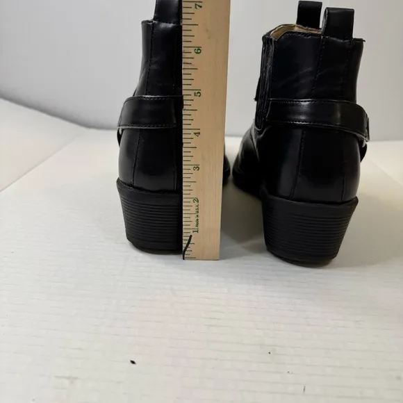 Malin London Western Cowboy Riding Ankle Boots