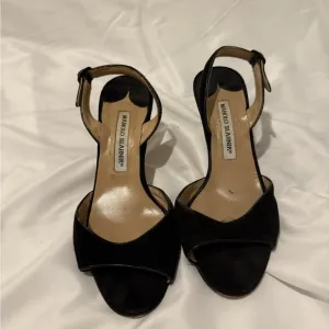Manolo Blahnik Black Women's Sandals