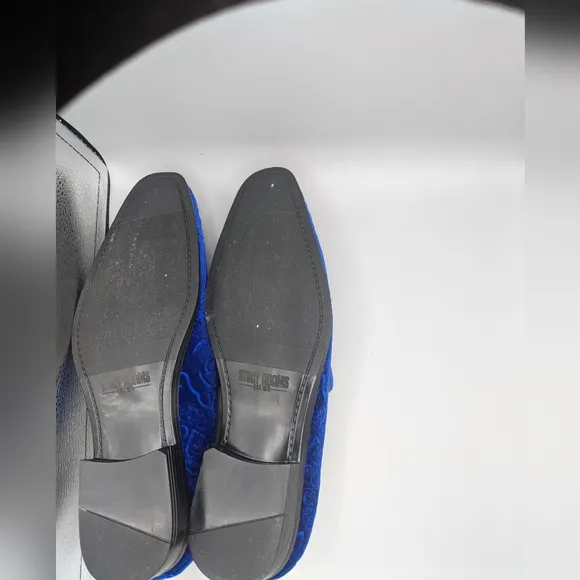 Man's Loafers Stacy Adams Saunders Velour Slip-On SZ 10