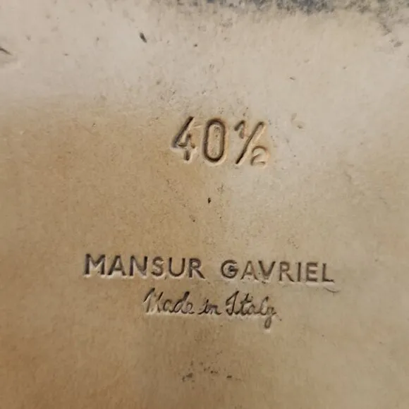 Mansur Gavriel brown loafers size 40.5 EU