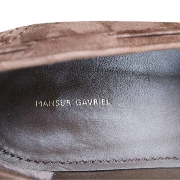 Mansur Gavriel brown loafers size 40.5 EU