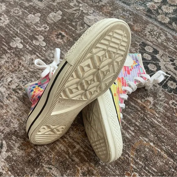 Mara Hoffman x Converse Chuck 70 Radial Hi Multicolor High-Top Sneakers Size 6