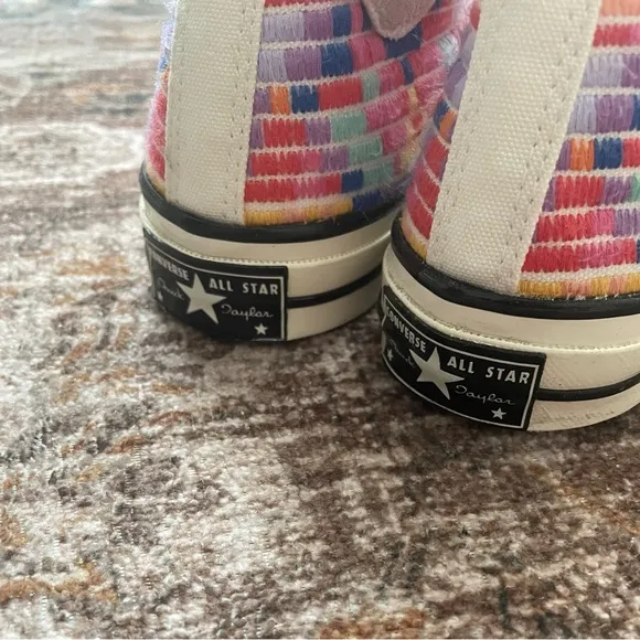 Mara Hoffman x Converse Chuck 70 Radial Hi Multicolor High-Top Sneakers Size 6