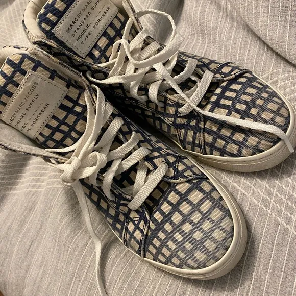 Marc by Marc Jacobs Mylo-Print Canvas High Tops size 40 us9