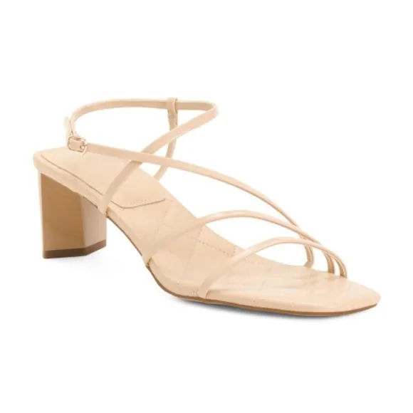 MARC FISHER Cross Strap Square Toe Sandals. Size 9.5 M