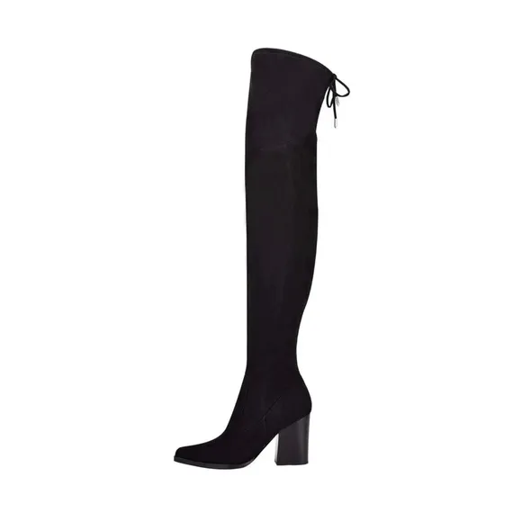 Marc Fisher Okun Thigh High Boots in Black, Size 5 New in Box EXCELLENT!
