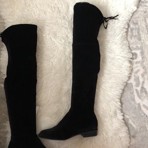 MARC FISHER Over the Knee Velvet Boots