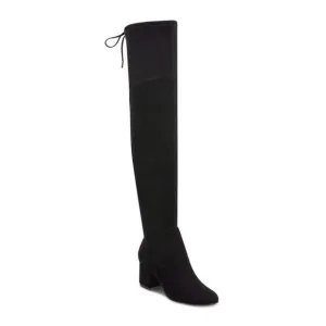 MARC FISHER Womens Black 21 Shaft Pretta Round Toe Block Heel Heeled Boots 10 M