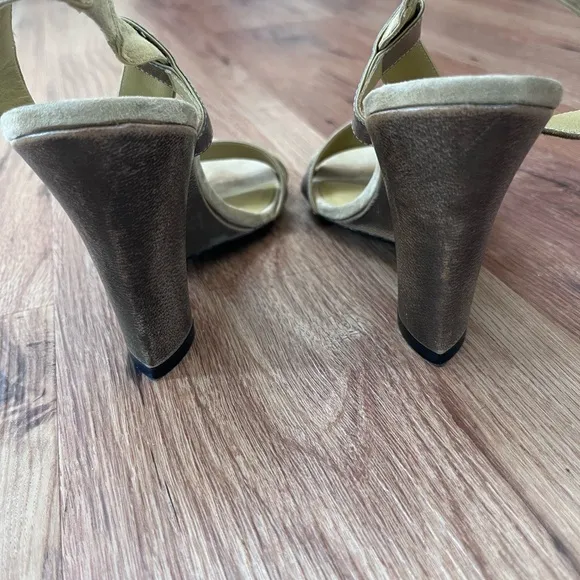 Marc Jacobs leather and suede strappy sandals, size 37 (US 6.5)