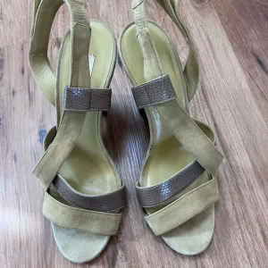Marc Jacobs leather and suede strappy sandals, size 37 (US 6.5)