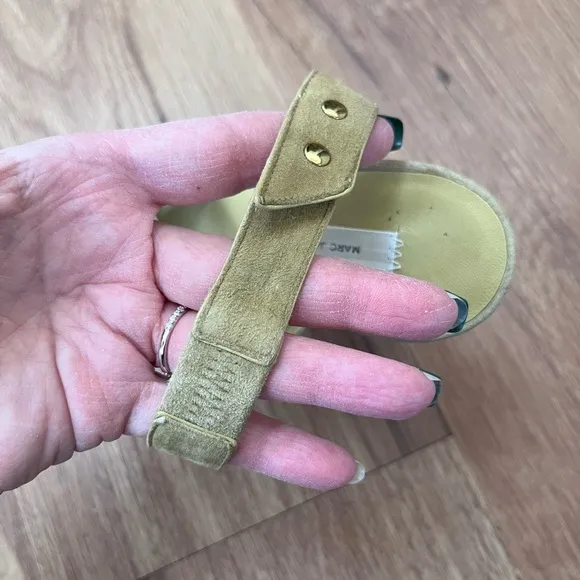 Marc Jacobs leather and suede strappy sandals, size 37 (US 6.5)