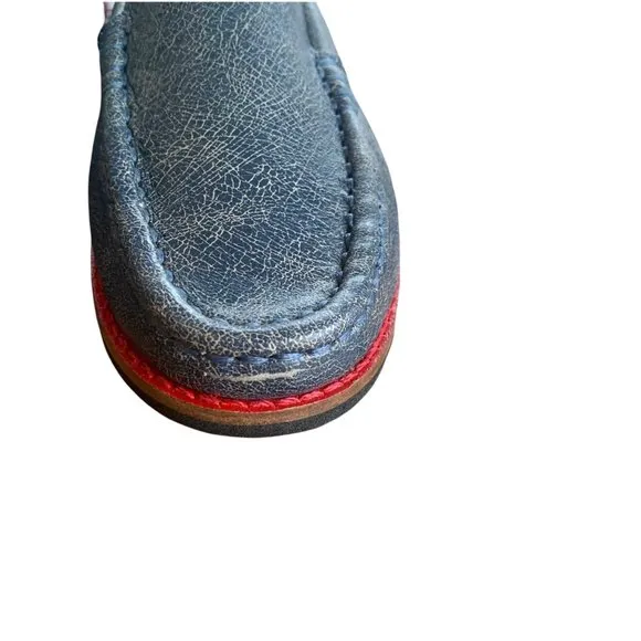 Marc Joseph East Village Kids Navy Grainy Loafers 13
