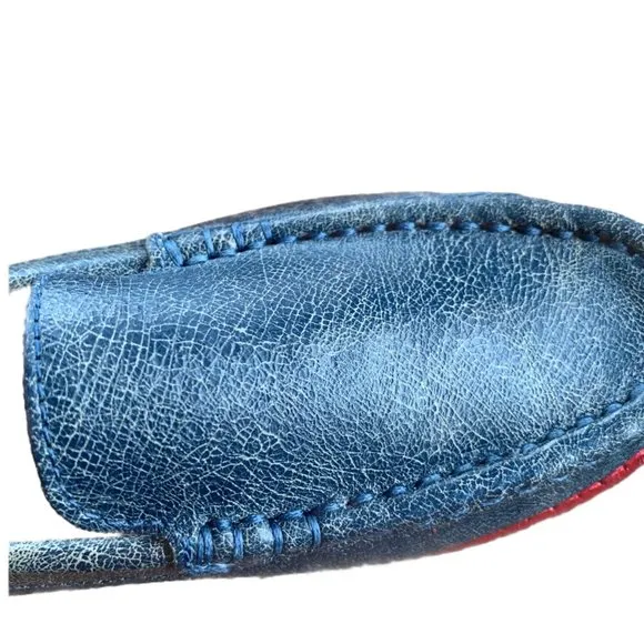 Marc Joseph East Village Kids Navy Grainy Loafers 13