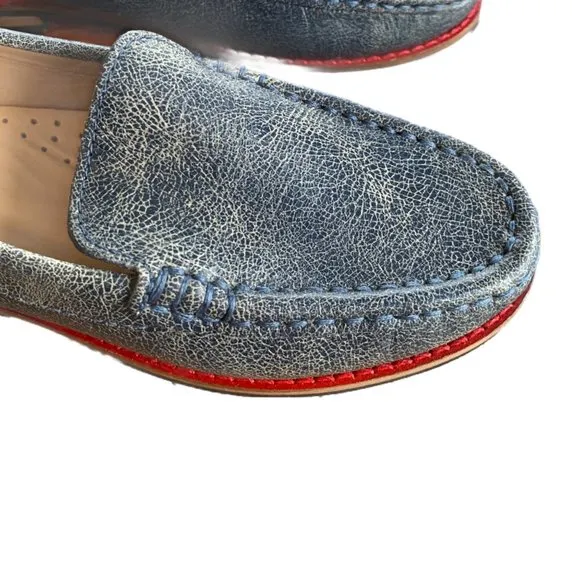 Marc Joseph East Village Kids Navy Grainy Loafers 13