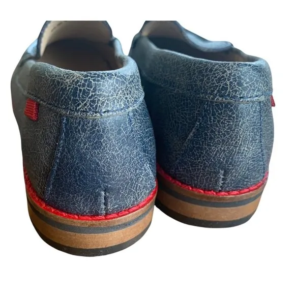 Marc Joseph East Village Kids Navy Grainy Loafers 13