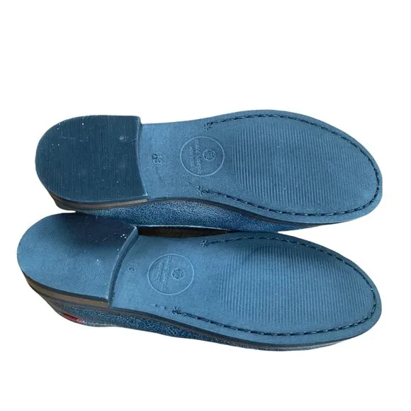 Marc Joseph East Village Kids Navy Grainy Loafers 13