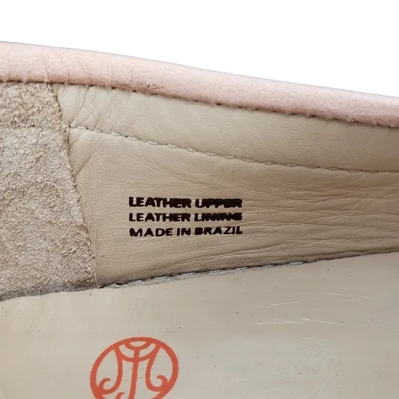 Marc Joseph | NIB Holland Blush Nobuck Silver Star Leather Chic Loafers Girl 5.5